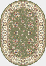 Dynamic Rugs Ancient Garden 57365 Green / Ivory Rugs.