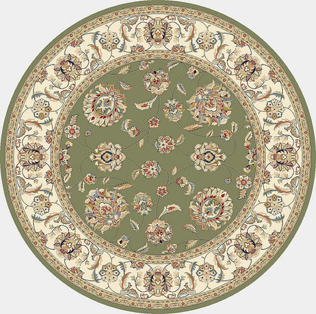 Dynamic Rugs Ancient Garden 57365 Green / Ivory Rugs.