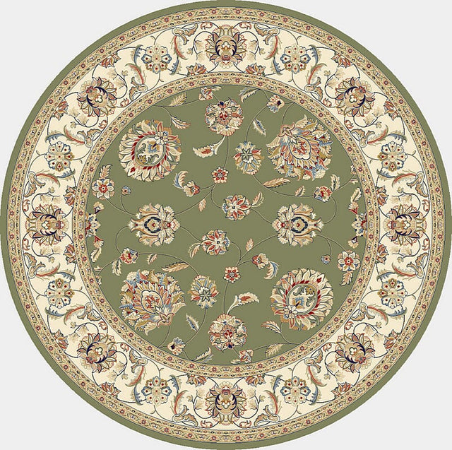 Dynamic Rugs Ancient Garden 57365 Green / Ivory Rugs.