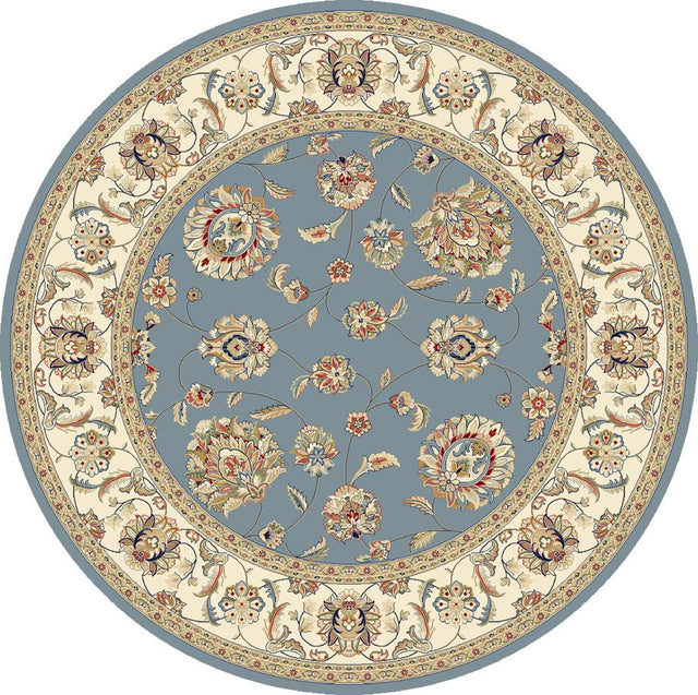 Dynamic Rugs Ancient Garden 57365 Light Blue/Ivory Rugs.