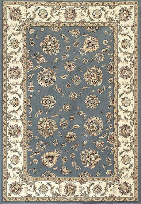 Dynamic Rugs Ancient Garden 57365 Light Blue/Ivory Rugs.