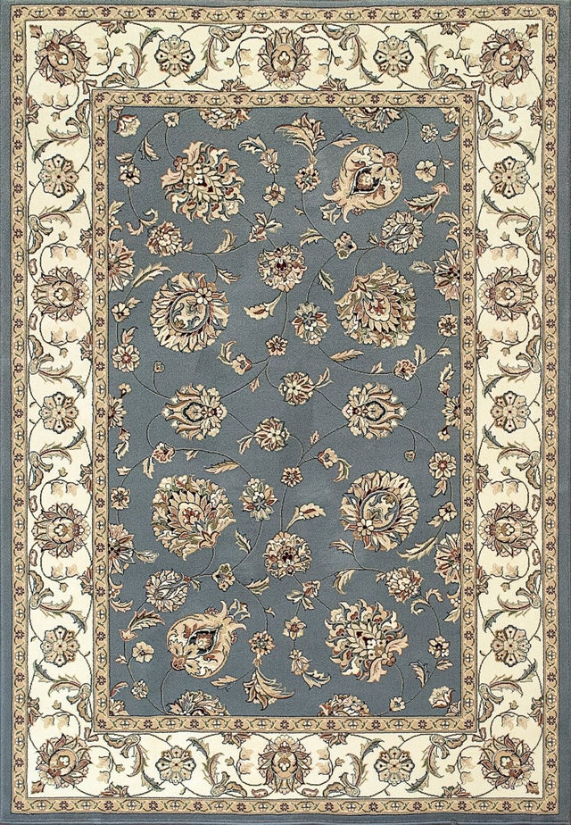 Dynamic Rugs Ancient Garden 57365 Light Blue/Ivory Rugs.