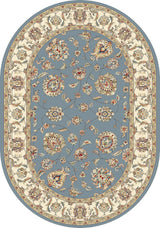Dynamic Rugs Ancient Garden 57365 Light Blue/Ivory Rugs.