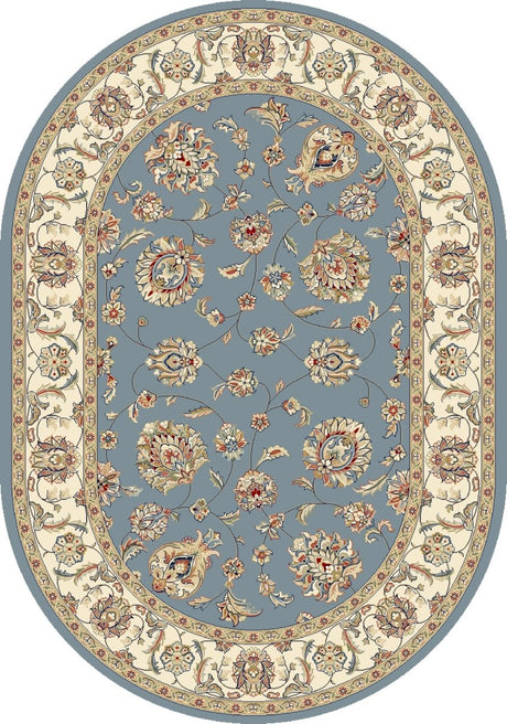 Dynamic Rugs Ancient Garden 57365 Light Blue/Ivory Rugs.