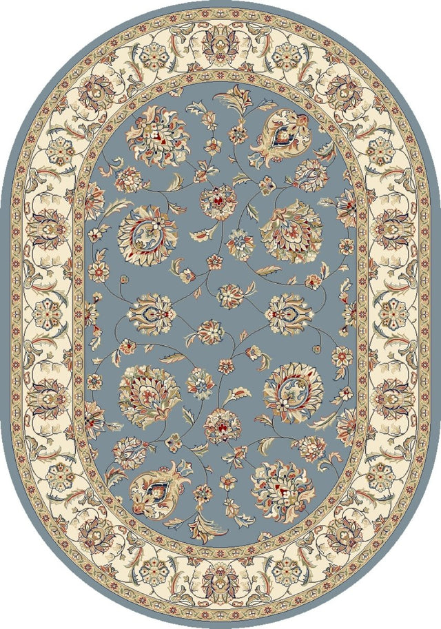 Dynamic Rugs Ancient Garden 57365 Light Blue/Ivory Rugs.