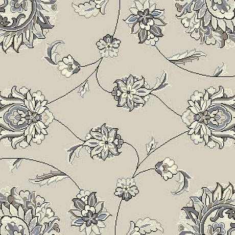 Dynamic Rugs Ancient Garden 57365 Soft Grey / Cream Rugs.