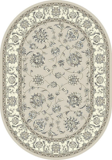 Dynamic Rugs Ancient Garden 57365 Soft Grey / Cream Rugs.