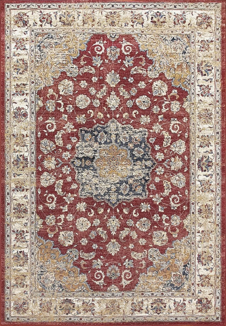 Dynamic Rugs Ancient Garden 57559 Red/Ivory Rugs.