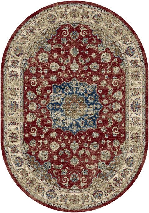 Dynamic Rugs Ancient Garden 57559 Red/Ivory Rugs.