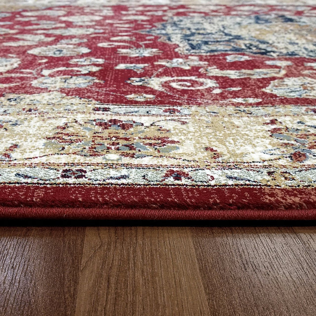 Dynamic Rugs Ancient Garden 57559 Red/Ivory Rugs.