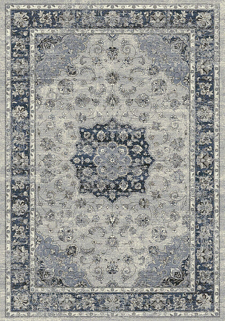 Dynamic Rugs Ancient Garden 57559 Silver / Blue Rugs.