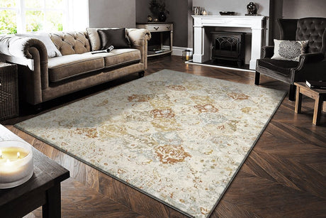 Dynamic Rugs Annalise 7602 Beige/Multi Rug.