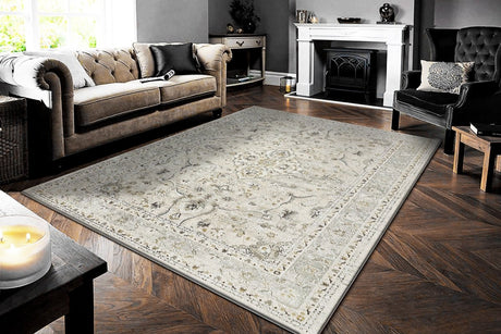 Dynamic Rugs Annalise 7605 Cream/Blue Rug.