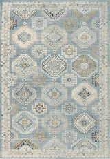 Dynamic Rugs Annalise 7607 Blue/Beige/Cream Rug.