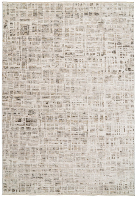 Dynamic Rugs Artemis 17552 Power Loomed Modern Beige/Grey Rug