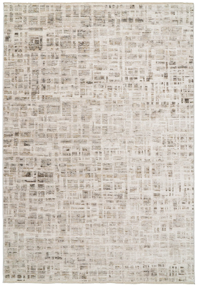Dynamic Rugs Artemis 17552 Power Loomed Modern Beige/Grey Rug