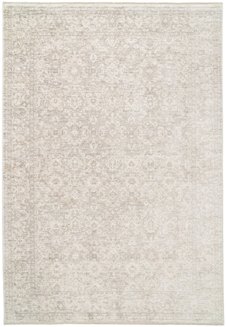 Dynamic Rugs Artemis 17553 Power Loomed Traditional Grey/Dark Grey Rug
