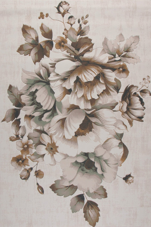 Dynamic Rugs Aspire 11363 Power Loomed Contemporary Cream/Multi Rug