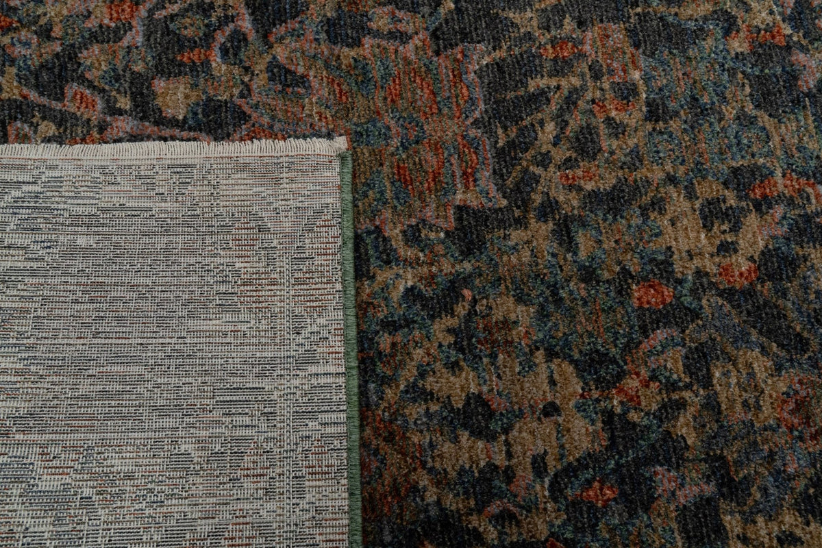 Dynamic Rugs Atlanta 11761 Power Loomed Traditional Navy/Multi Rug
