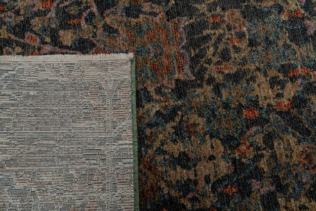 Dynamic Rugs Atlanta 11761 Power Loomed Traditional Navy/Multi Rug