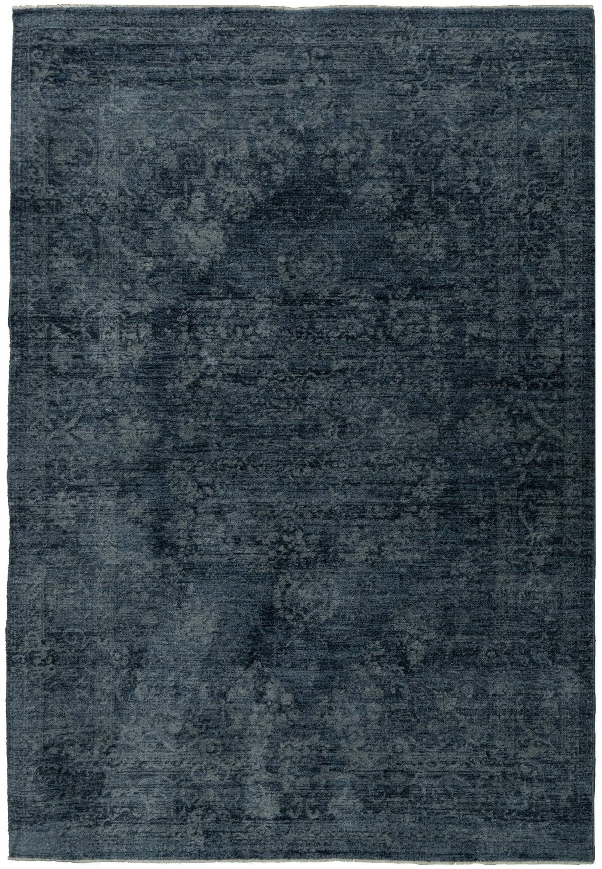 Dynamic Rugs Atmos 11980 Power Loomed Traditional Navy Rug
