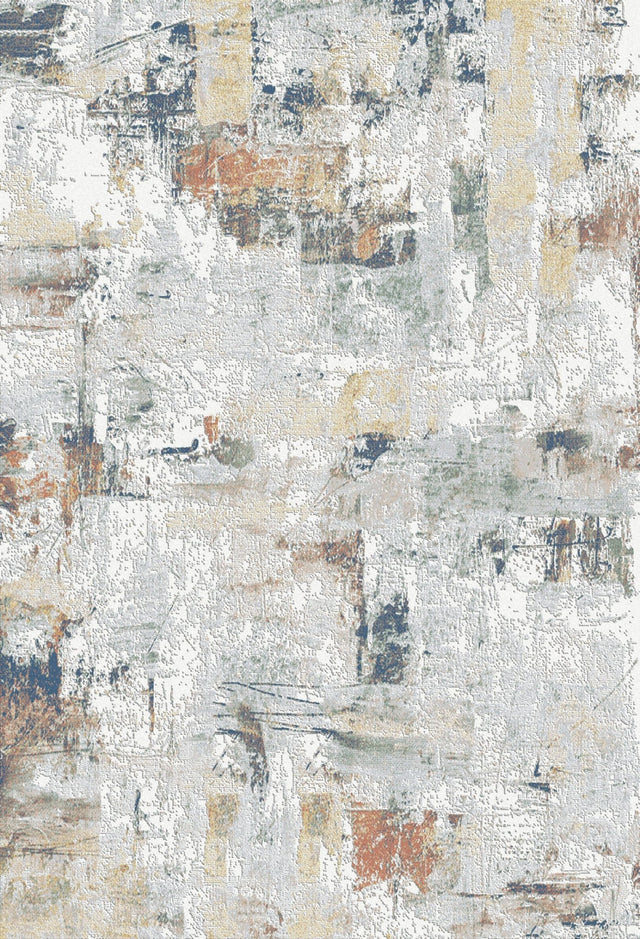 Dynamic Rugs Authentic 18781 Power Loomed Modern Ivory/Multi Rug