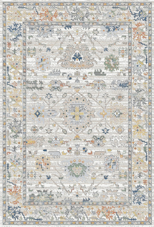 Dynamic Rugs Authentic 18783 Power Loomed Traditional Ivory/Multi Rug
