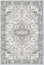 Dynamic Rugs Authentic 18787 Power Loomed Traditional Ivory/Grey/Beige Rug