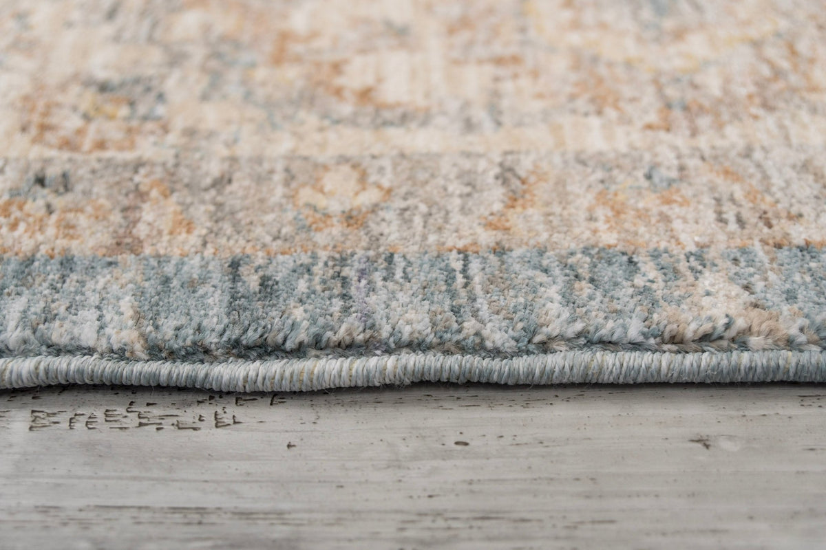 Dynamic Rugs Autumn 10920 Power Loomed Traditional Blue/Beige Rug