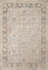 Dynamic Rugs Autumn 10922 Power Loomed Traditional Beige/Brown/Blue Rug