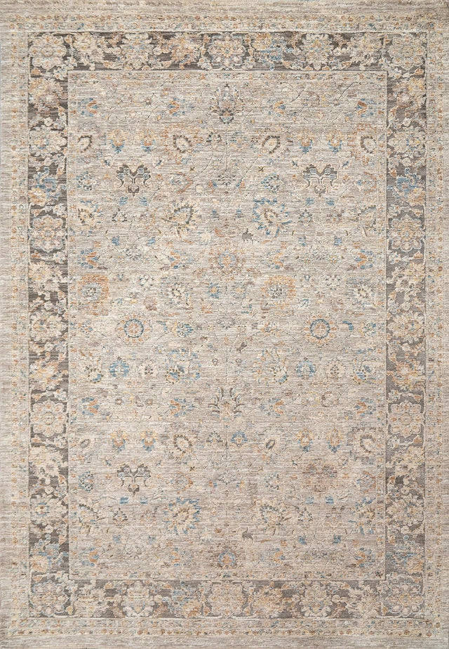 Dynamic Rugs Autumn 10922 Power Loomed Traditional Beige/Brown/Blue Rug