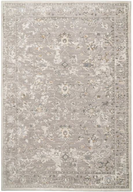 Dynamic Rugs Azure 12580 Power Loomed Traditional Cream/Grey/Blue Rug