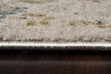 Dynamic Rugs Bloomfield 19601 Power Loomed Transitional Cream/Multi Rug - Pile
