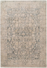 Dynamic Rugs Bloomfield 19603 Power Loomed Transitional Grey/Cream Rug