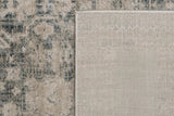 Dynamic Rugs Bloomfield 19603 Power Loomed Transitional Grey/Cream Rug - Corner