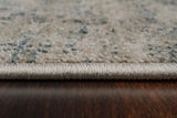 Dynamic Rugs Bloomfield 19603 Power Loomed Transitional Grey/Cream Rug - Pile