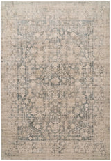 Dynamic Rugs Bloomfield 19603 Power Loomed Transitional Grey/Cream Rug - Rectangular