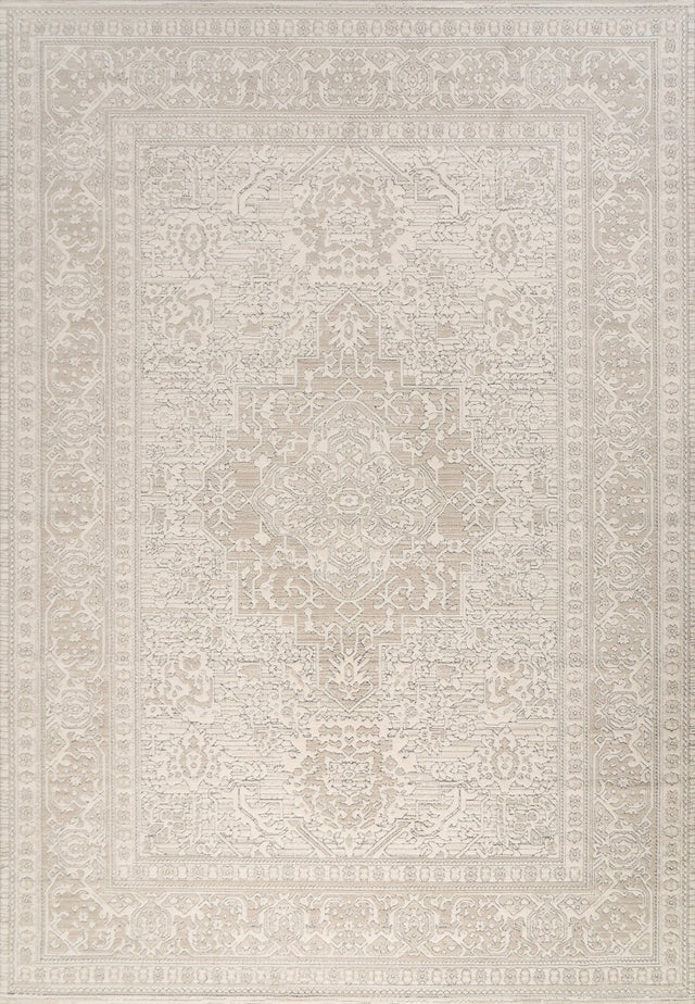Dynamic Rugs Boutique 19482 Power Loomed Traditional Grey/Cream Rug