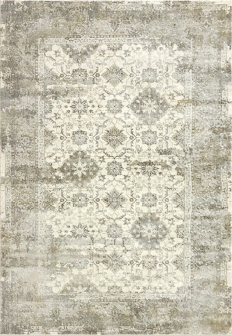 Dynamic Rugs Castilla 3534 Cream / Silver Rugs.