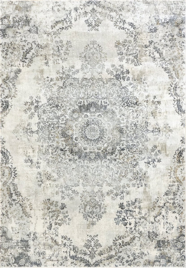 Dynamic Rugs Castilla 3558 Light Grey Rugs.