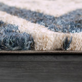 Dynamic Rugs Cruz 7003 Blue/Ivory Rug.