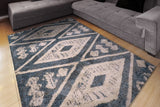 Dynamic Rugs Cruz 7003 Blue/Ivory Rug.