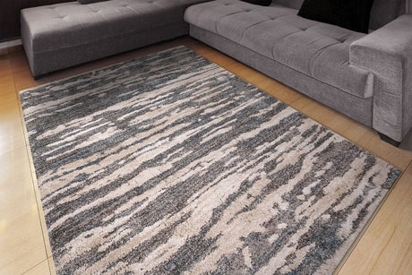 Dynamic Rugs Cruz 7005 Blue/Ivory Rug.