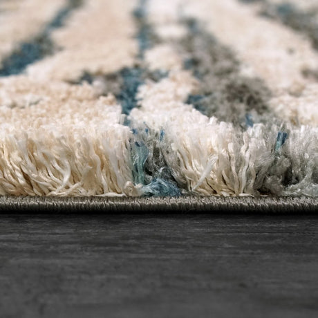 Dynamic Rugs Cruz 7005 Blue/Ivory Rug.