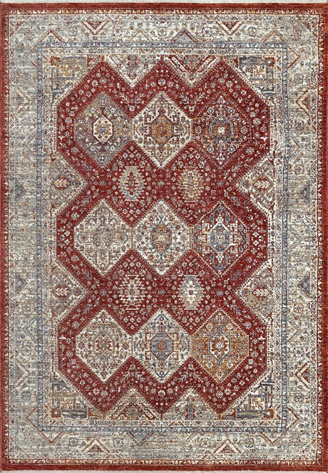 Dynamic Rugs Dakota 6641 Red/Multi Rug.