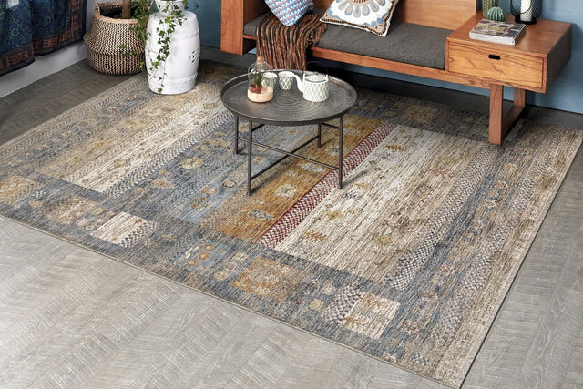 Dynamic Rugs Dakota 6642 Blue/Multi Rug.