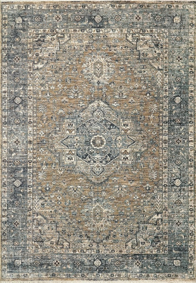 Dynamic Rugs Dakota 6644 Beige/Blue Rug.