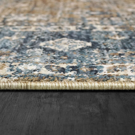 Dynamic Rugs Dakota 6644 Beige/Blue Rug.