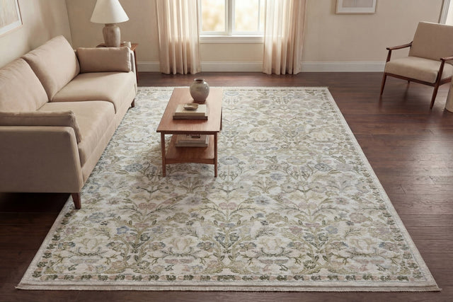 Dynamic Rugs Denali 11622 Power Loomed Transitional Cream/Beige Rug