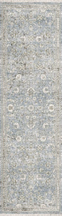 Dynamic Rugs Dharma 12040 Power Loomed Transitional Light Blue/Beige Rug